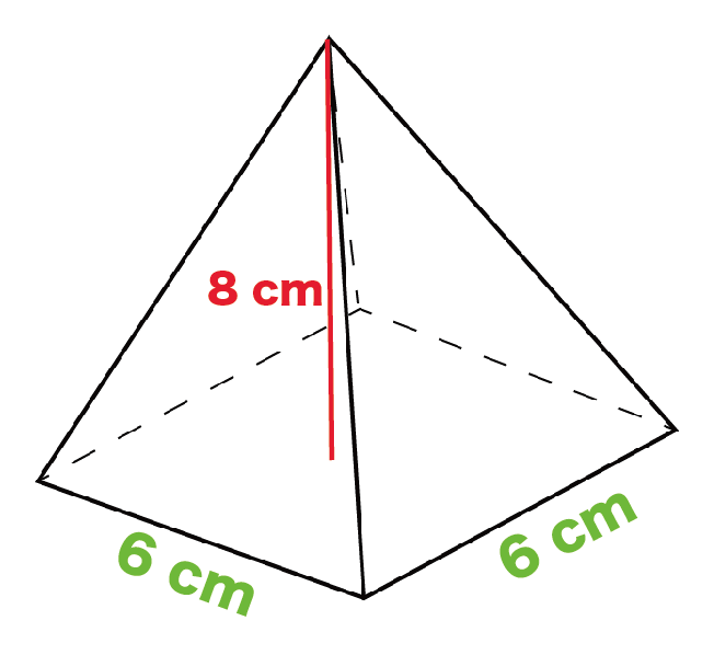 正四角錐　体積　求め方　公式